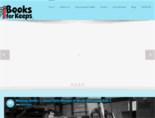 Tablet Screenshot of booksforkeeps.org