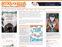 Tablet Screenshot of booksforkeeps.co.uk
